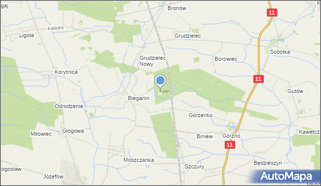 mapa Leśniczówka Sobótka, Leśniczówka Sobótka na mapie Targeo